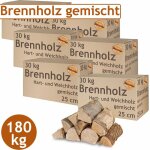 Flameup - bois de chauffage mixte 180 kg htre chne bouleau pin epica bol  feu bois pour poles et ...