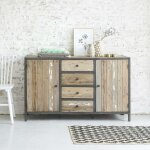 Berah getah - commode en bois recyclé massif 150 cm Berah getah - commode en bois recyclé massif 150 cm