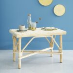 Berah getah - table basse rectangulaire en rotin naturel