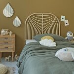 Berah getah - tête de lit enfant arrondie en rotin 90 cm Berah getah - tête de lit enfant arrondie en rotin 90 cm