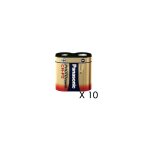 Boite de 10 piles lithium 6v 1, 4ah panasonic cr - p2pe / bn