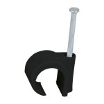 Boite de 100 pontets multi - diam�tre attaches c�bles ou gaines noir �12 - 16mm