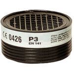 Boite de 8 - filtres p3 - poussi�re toxique - pas vis sp�cifique - pour eurmask uno / duo
