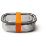 Bo�te aliment 0. 6 l orange - inox - black blum