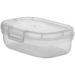 Bote alimentaire rectangulaire transparente  fermeture clair 0, 25 l curver