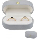 Bo�te � bague, coffret d'anneau �l�gant, �tui de bague de mariage, bo�te � bijoux pour filles, bo�te ...