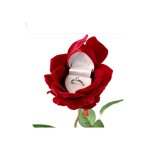 Boite pour bague en forme de rose romantique, boite rose pour bague alliance ecrin mariage fleur romantique ...
