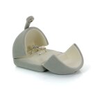 Boîte à bagues en velours double fentes mariage fiançailles heirlooms ring bearer box vintage case(boîte ... Boîte à bagues en velours double fentes mariage fiançailles heirlooms ring bearer box vintage case(boîte ...
