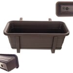 Bo�te de balcon pot de fleurs pot de fleur 40 cm supports support balustrade de balcon - kadax