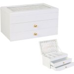 Boite � bijoux blanche home deco factory
