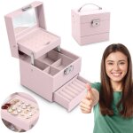 Boîte à bijoux massido ms - 703 - rose Boîte à bijoux massido ms - 703 - rose