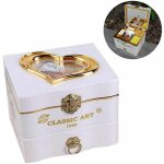 Bo�te � bijoux musicale, �tui � musique vintage rotatif, cadeau avec danseuse de ballerine et tiroir ...