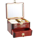 Bo�te � bijoux musicale, �tui � musique vintage rotatif, cadeau avec danseuse de ballerine et tiroir ...