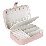 Boite  bijoux, boite de rangement bijoux de voyage femme, boite de rangement bijoux femme, petite boite ...