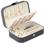 Boite  bijoux, boite de rangement bijoux de voyage femme, boite de rangement bijoux femme, petite boite ...