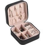 Bo�te � bijoux de voyage, petite bo�te � bijoux, bo�te de rangement de voyage portable pour bagues, boucles ...