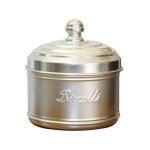 Bocal en aluminium pour biscuits, 16 cm x 11 cm, ottinetti