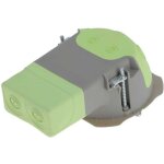 Bo�te de centre dcl micro module + douille + piton - � 67 mm - profondeur 50 mm - r'box - 500166 - bizline ...