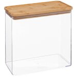 5five simply smart - bote de conservation rectangulaire couvercle bambou eske 3l - 5five