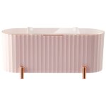 Bo�te coton tige, plastique distributeur coton tige avec couvercle, 3 compartiments rangement coton d�maquilla ...