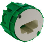 Bo�te dcl applique murs pleins �54mm - vert - blm