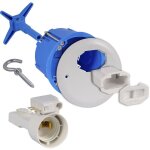 Schneider electric - boite de centre dcl ø 67mm prof 50mm kit avec couvercle non - affleurant ø 80mm ... Schneider electric - boite de centre dcl ø 67mm prof 50mm kit avec couvercle non - affleurant ø 80mm ...