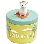 Boite  dents de lait souris tropic bleu vert