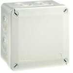 Boite de drivation - 100 x 100 x 50 mm - gris - boite tanche iboco 05601