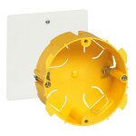 Legrand - bote pour drivation batibox cloisons sches d85mm couvercle 100 x 100mm 089371