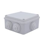 Em distribution - boite de dérivation étanche ip54 150x150x70mm, en saillie, 6 entrées membranes souples ... Em distribution - boite de dérivation étanche ip54 150x150x70mm, en saillie, 6 entrées membranes souples ...