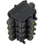 Bo�te de d�rivation �tanche ip68 - etanche bo�te de jonction - bo�tier de raccordement �lectrique 3 voies ...