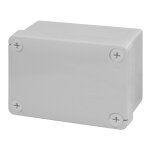 Boite de derivation grise 120x80x50mm avec couvercle à vis étanche ip55 650° cubik Boite de derivation grise 120x80x50mm avec couvercle à vis étanche ip55 650° cubik