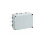 Bo�te de d�rivation rectangulaire avec couvercle avec vis en plastique 240x190x90mm avec 12 passe - c�bles ...