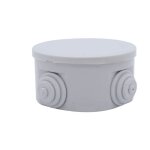 Em distribution - boite de d�rivation ronde �tanche ip44 �70x40mm, 4 entr�es souples