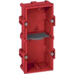 Bote d'encastrement batibox pour maonnerie ip20 en plastique 2 postes ou 4  5 modules legrand 080142 ...