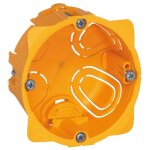 Legrand ? bo�te d'encastrement mural 1 poste profondeur 40mm ? plastique sans halog�ne ? 4 entr�es de ...