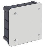 Bo�te � encastrer carr�e 100x100x45mm avec vis solera 362