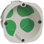 Schneider electric ? bo�te d'encastrement mural �tanche ip44 �67mm 1 poste ? montage discret ? plastique ...
