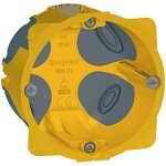 Bote tanche monoposte ecobatibox diamtre 67mm ou 2 modules profondeur 50mm (080031)