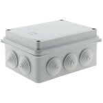 Zenitech ? bo�te de d�rivation �tanche ip54 220 x 170 x 105 mm ? couvercle 1 / 4 de tour ? r�sistance ...