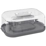 5five simply smart - boîte à fromage et beurrier fresh eat gris - 5five 5five simply smart - boîte à fromage et beurrier fresh eat gris - 5five