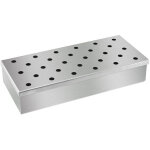 Bo�te de fum�e en acier inoxydable, bo�te de bois de fruits bo�te de charbon de bois, bo�te d'�pices ...