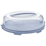 Bo�te � g�teaux frais rotho 34, 5 x 35, 5 x 11, 6 cm bleu horizon / transparent