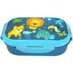Boite � gouter ou repas rectangulaire jungle - 21x14x6 cm