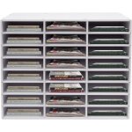 Bote aux lettres de bureau ? organiseur de littrature 24 compartiments, support de rangement de documents ...