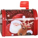 Bo�te aux lettres motif p�re no�l - bo�te aux lettres cr�ative en fer forg� - d�coration festive pour ...
