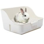 Bote  litire de lapin facile  nettoyer, pour apprendre  utiliser la toilette, pour petits animaux ...