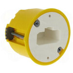 Bo�te luminaire batibox cloisons s�ches pour applique � bornes automatiques profondeur 50mm (089305)