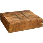 Atmosphera - boite multi - jeux ines en manguier h6cm cr�ateur d'int�rieur