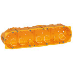 Bo�te multiposte batibox cloisons s�ches 4 postes 8 � 10 modules profondeur 50mm (080054)